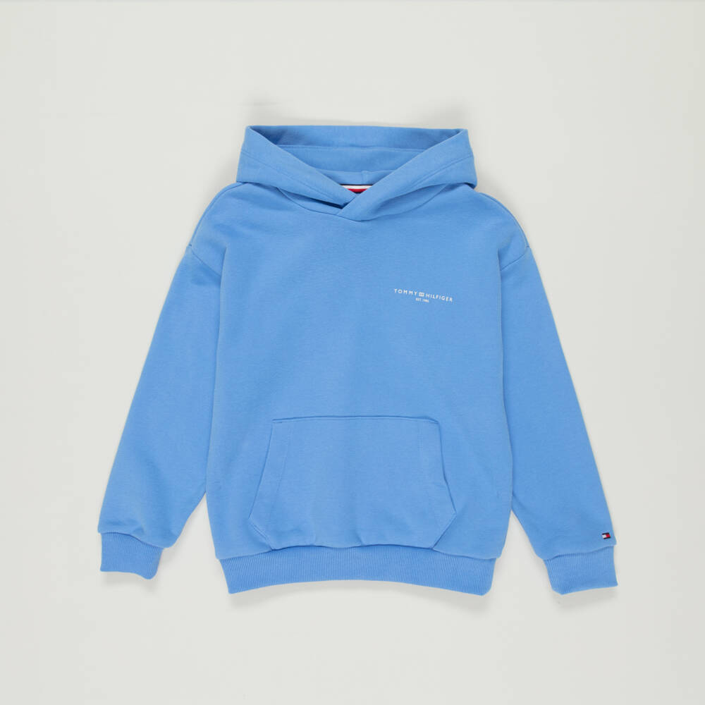 Tommy Hilfiger-Preloved Blue Cotton Hoodie (6 years) | Childrensalon Outlet