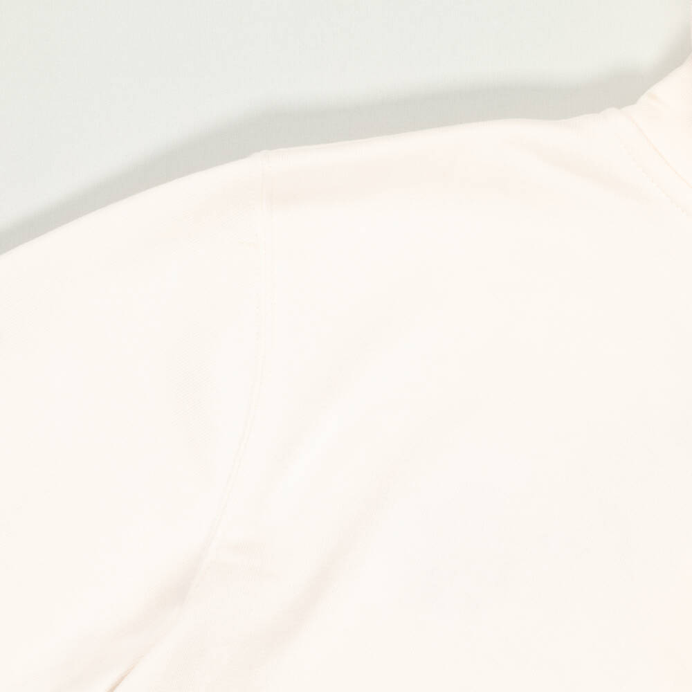 Tommy Hilfiger-Preloved Boys Ivory Cotton Logo Zip-up Hoodie (8 years) | Childrensalon Outlet