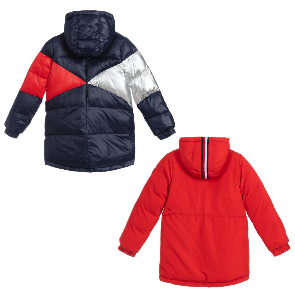 tommy hilfiger red and blue jacket