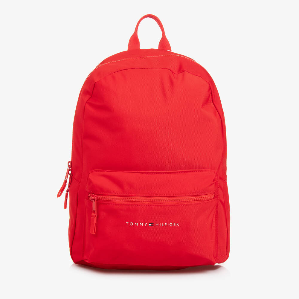 Red canvas backpack 2025