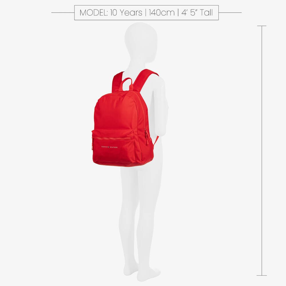 Red Canvas Flag Backpack 37cm