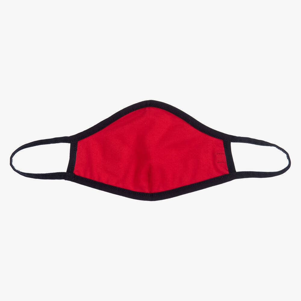 Tommy Hilfiger-كمامة وجه قطن جيرسي لون أحمر وكحلي | Childrensalon Outlet