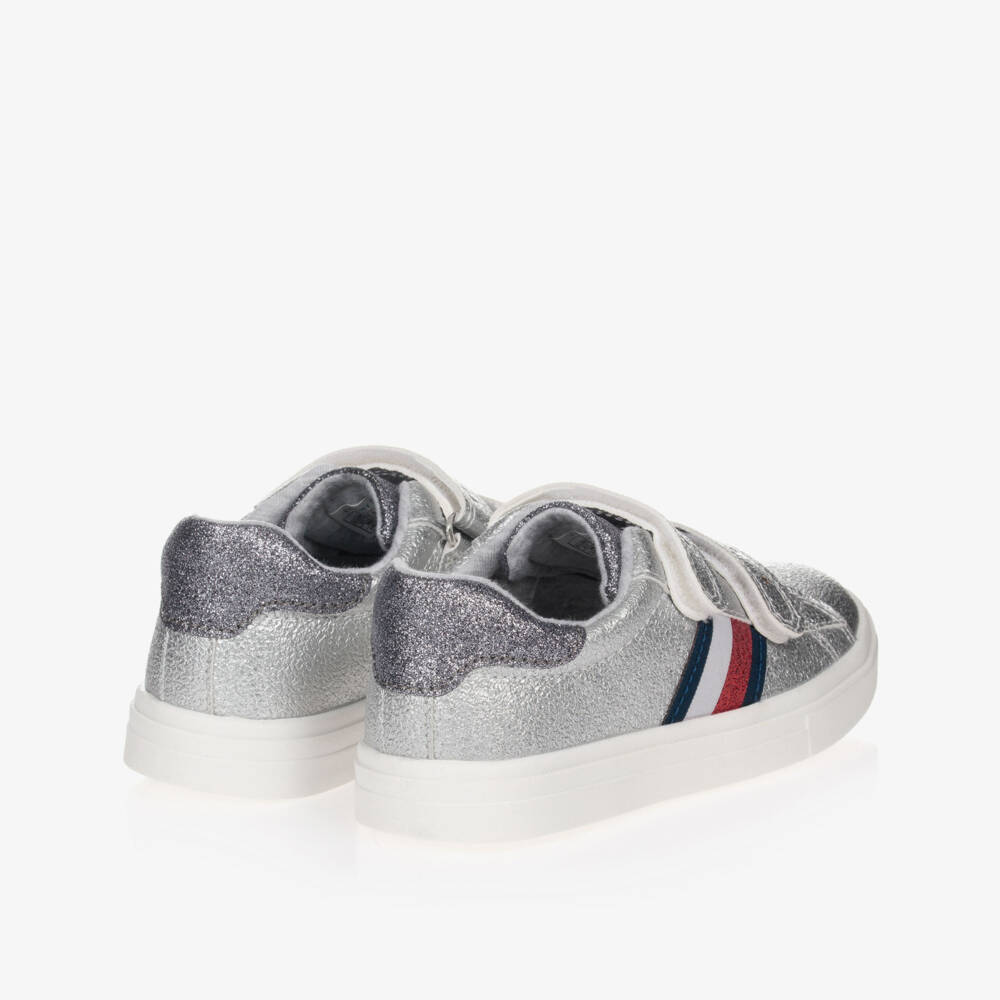 Tommy Hilfiger-Серебристые кроссовки из искусственной кожи | Childrensalon Outlet