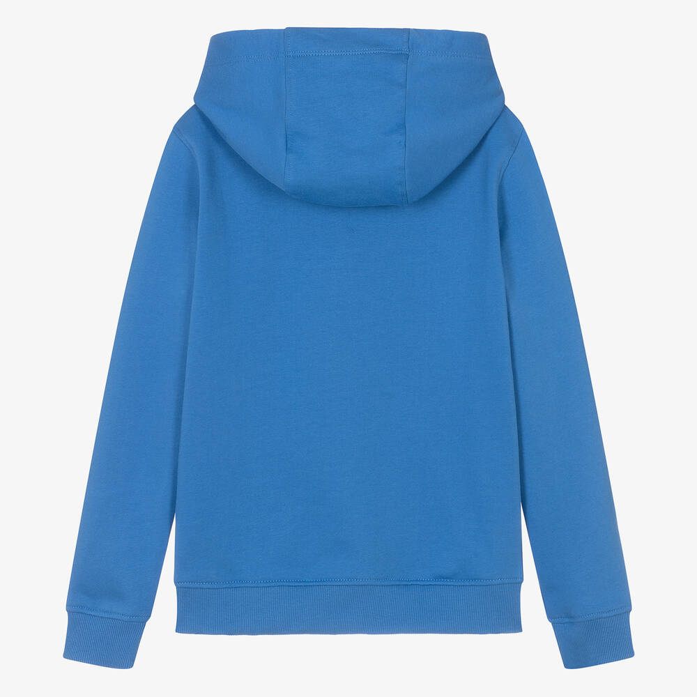 Tommy Hilfiger Teen Blue Cotton Flag Logo Hoodie Childrensalon Outlet