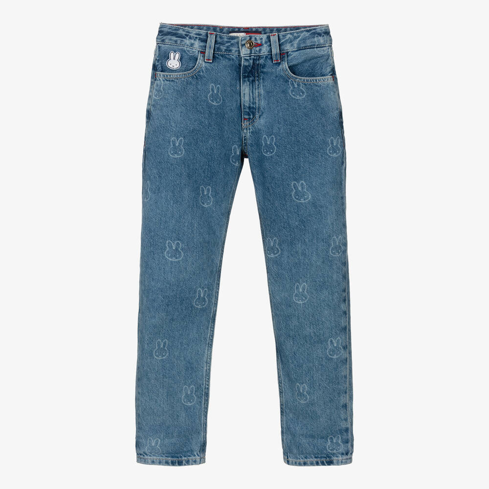 Tommy Hilfiger - Teen Blue Denim Miffy Straight-Leg Jeans | Childrensalon