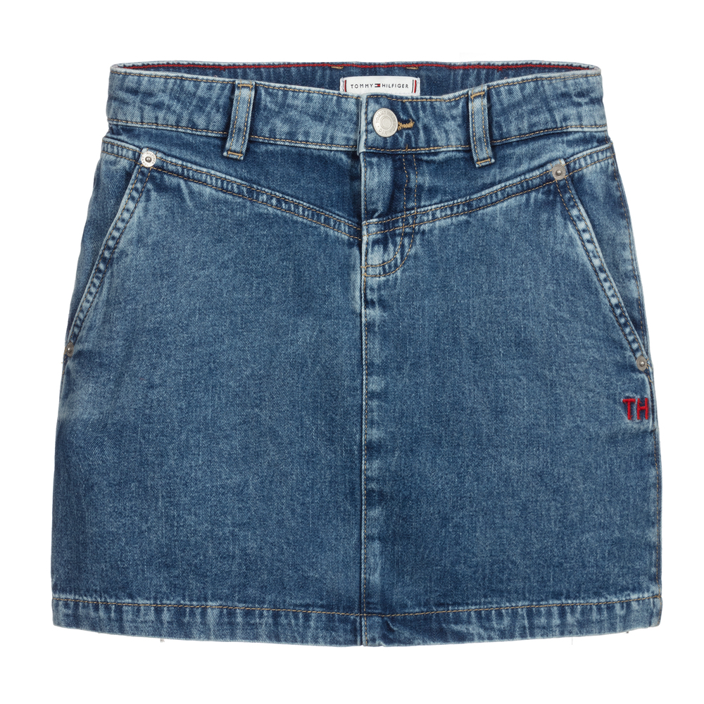 Tommy Hilfiger - Teen Blue Denim Mini Skirt | Childrensalon
