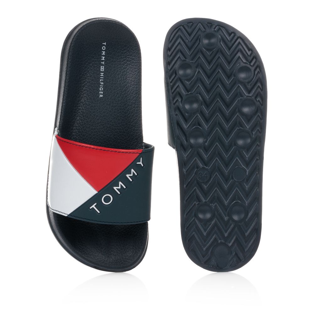 tommy hilfiger red sliders