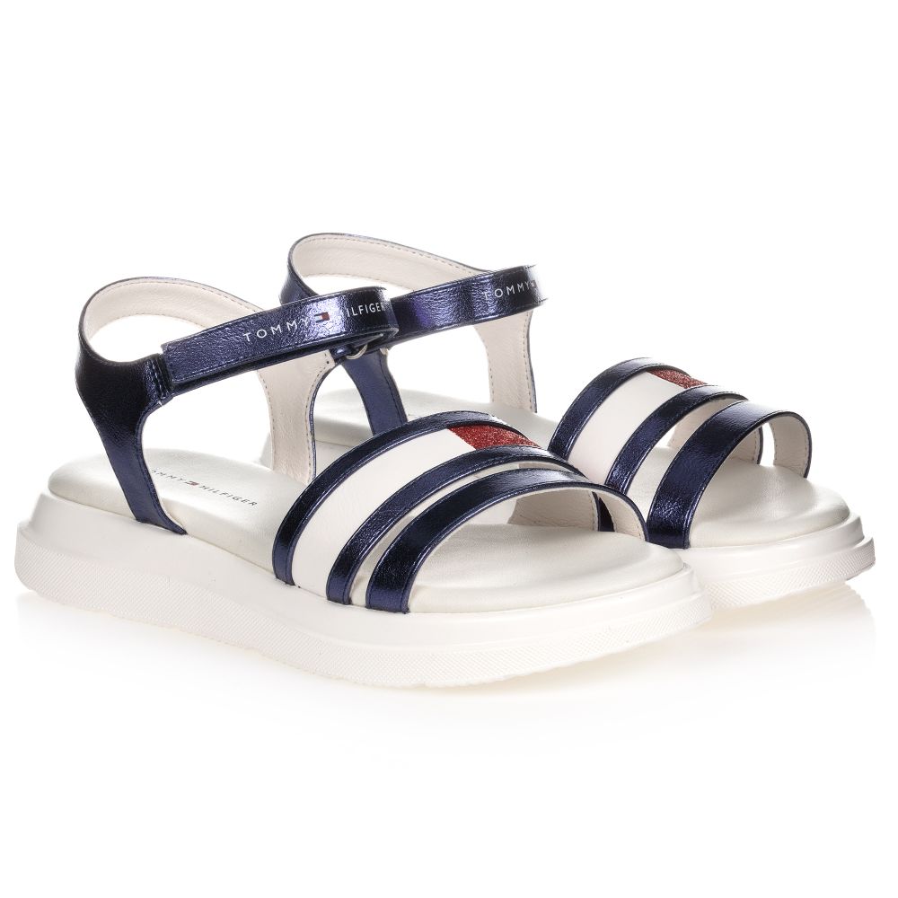 Tommy Hilfiger - Blaue Teen Sandalen | Childrensalon