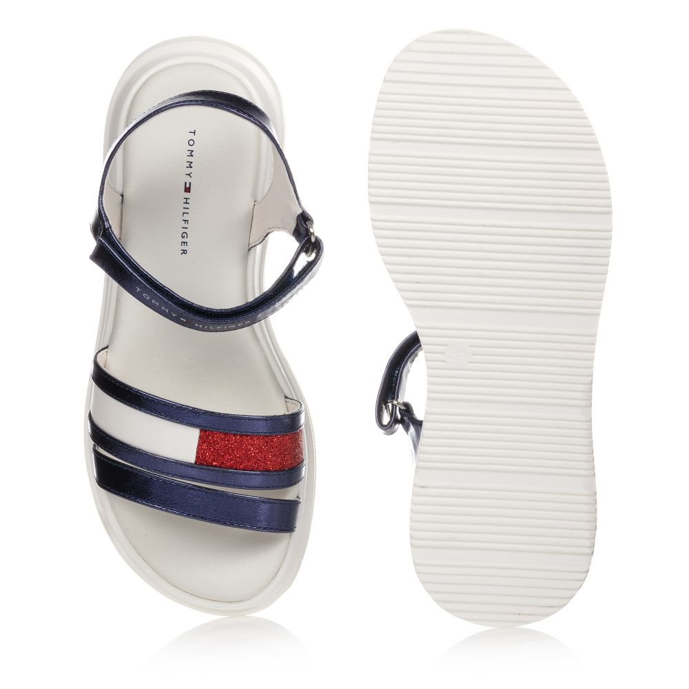 Tommy hilfiger blue sandals store