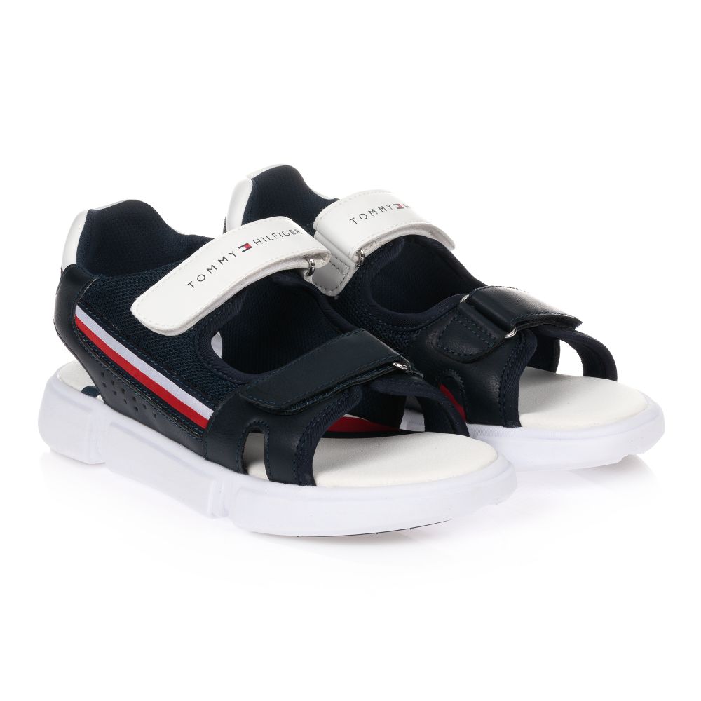 Tommy Hilfiger - Blaue Teen Riemchensandalen | Childrensalon