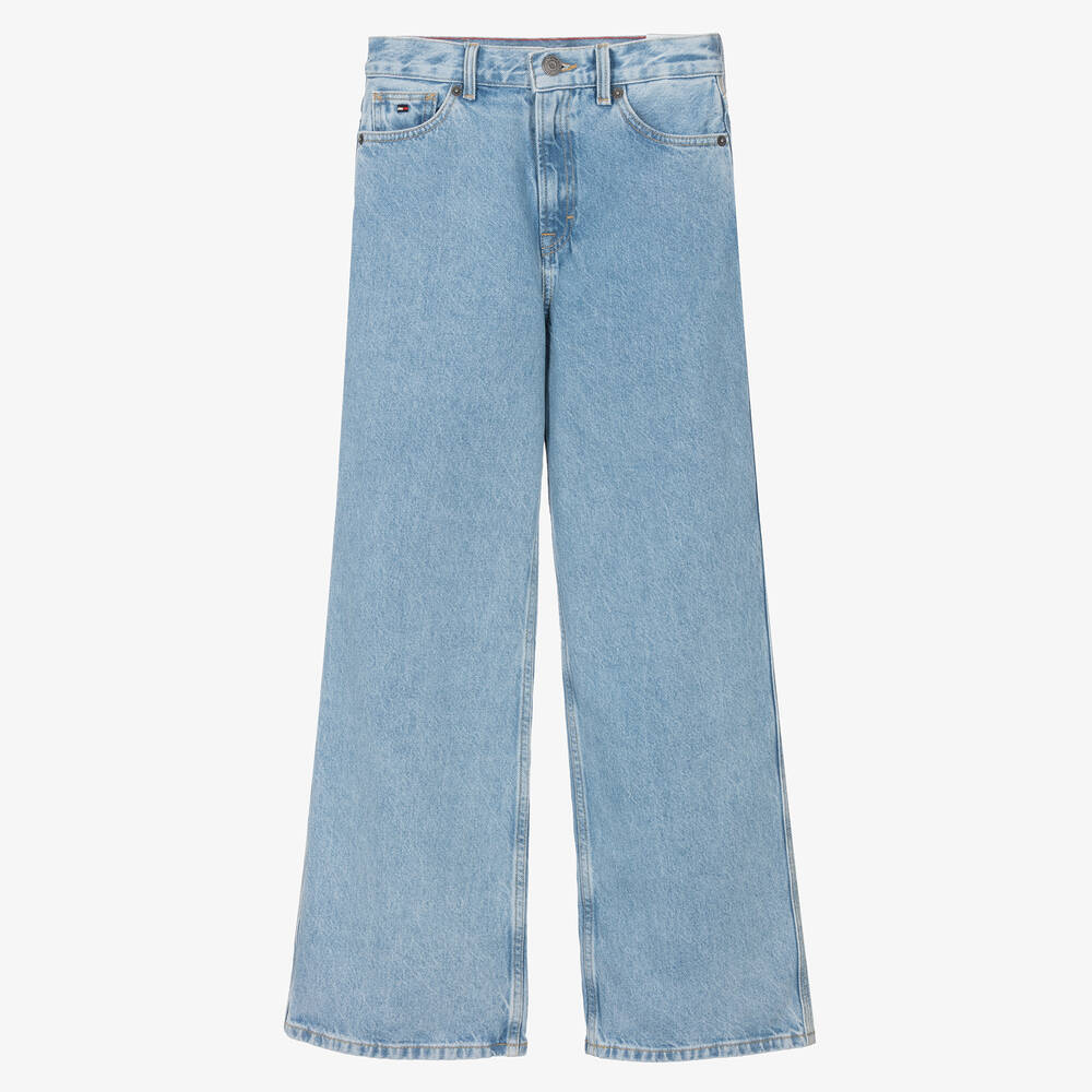 Tommy Hilfiger - Голубые широкие джинсы  | Childrensalon