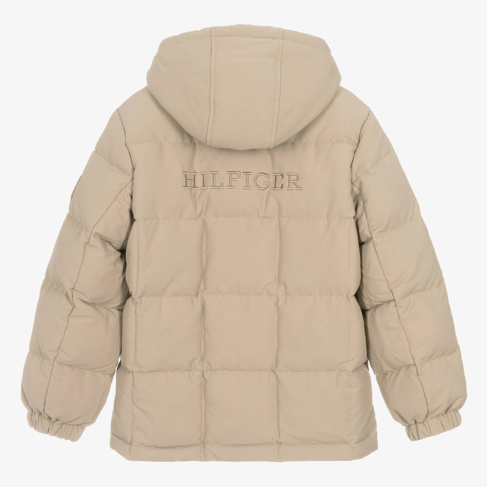 Tommy Hilfiger Veste beige matelassee ado garcon
