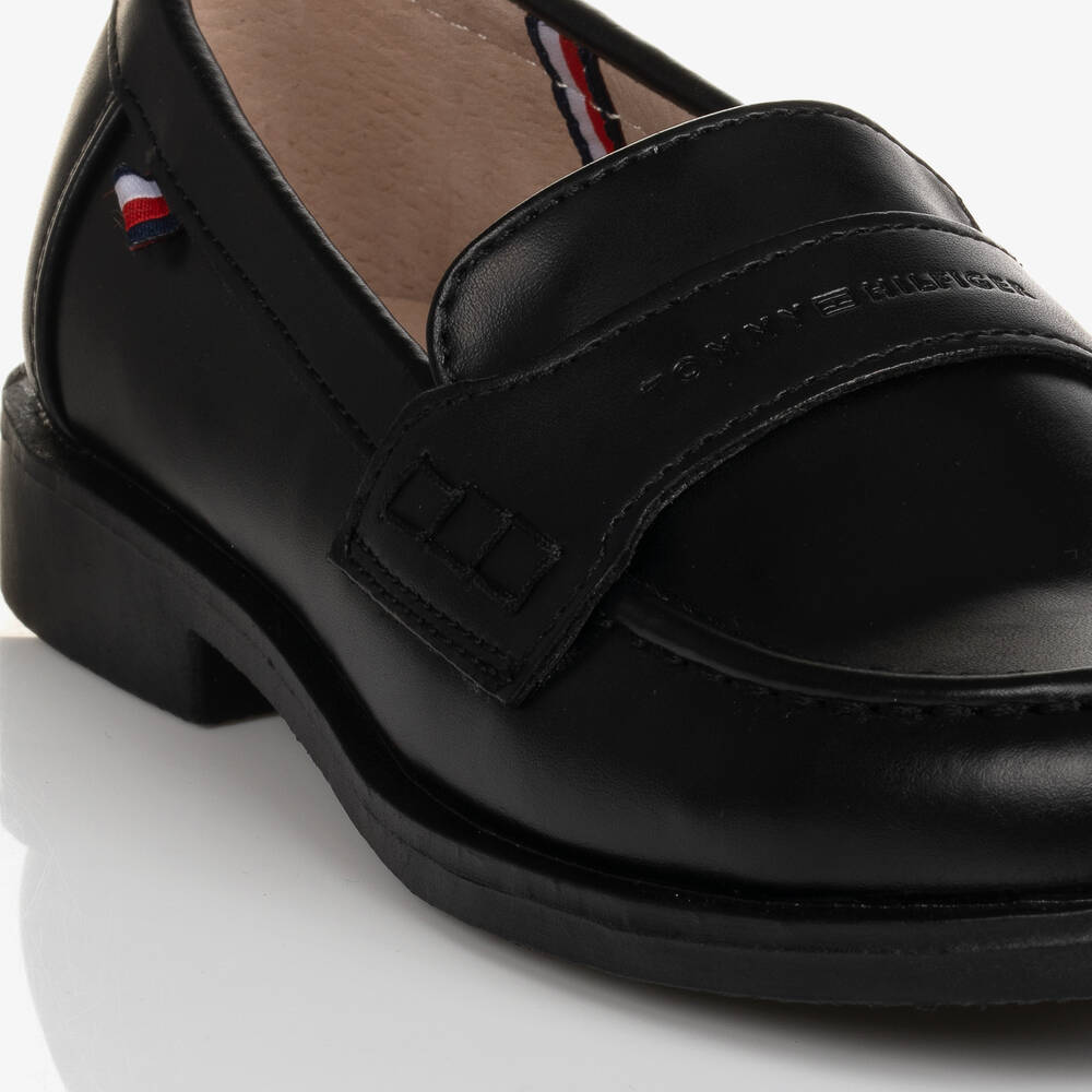 Tommy hilfiger shop loafers black