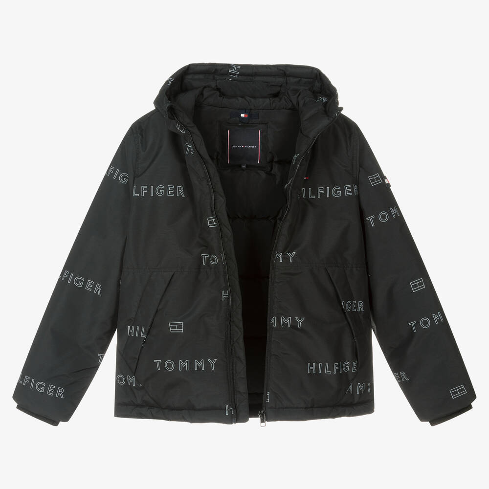 Tommy Hilfiger-Черная куртка для подростков | Childrensalon Outlet