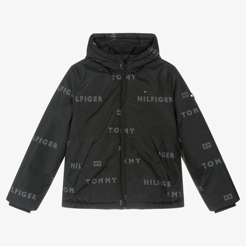 Tommy Hilfiger - Черная куртка для подростков | Childrensalon