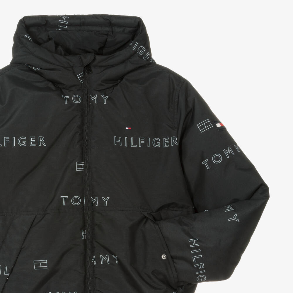Tommy Hilfiger-Черная куртка для подростков | Childrensalon Outlet