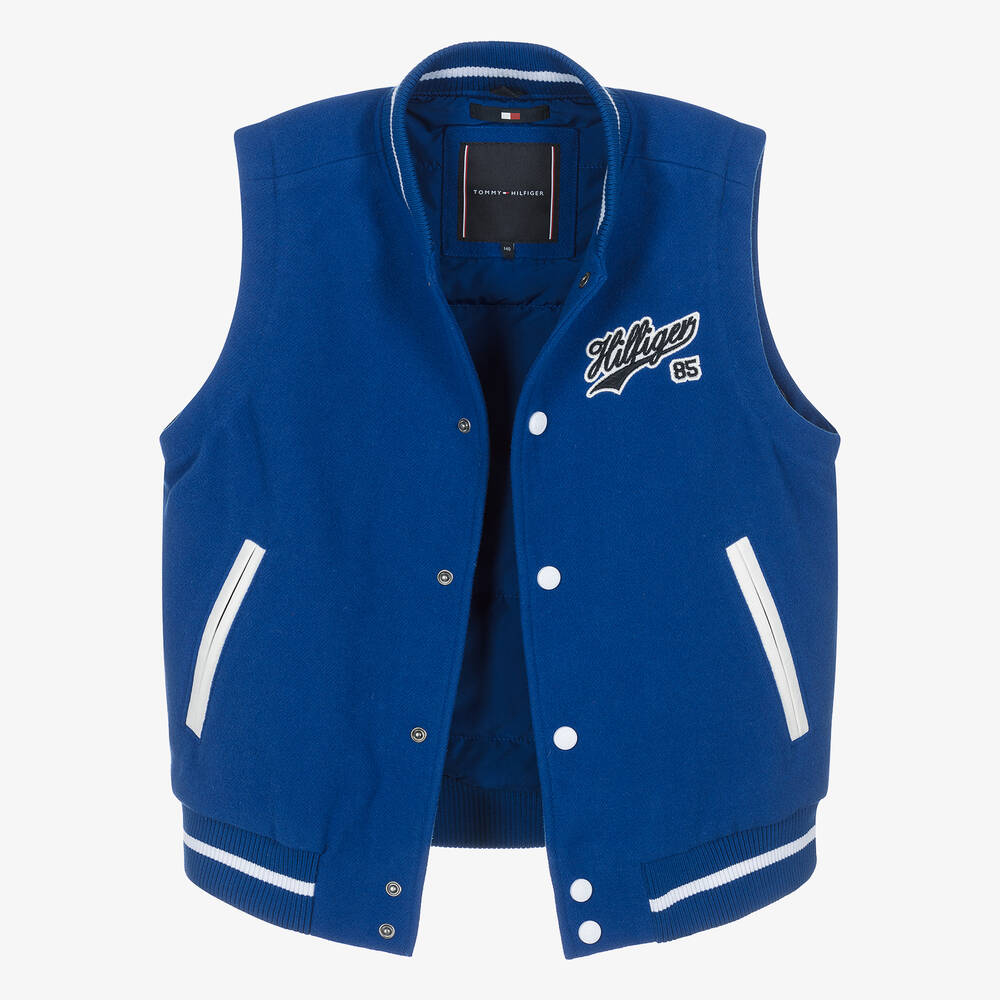 Tommy Hilfiger-جاكيت بومبر لون أزرق للمراهقين | Childrensalon Outlet