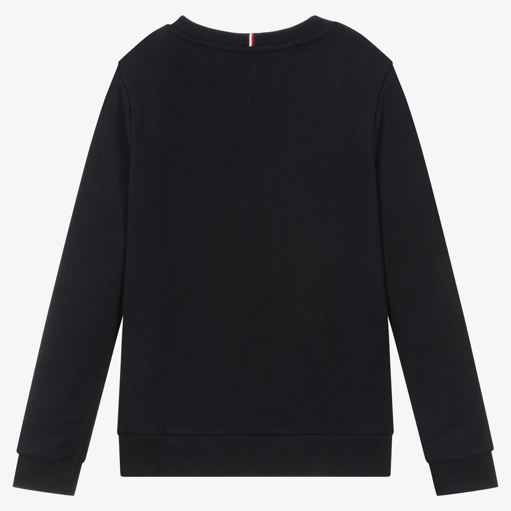 Tommy Hilfiger-Синий хлопковый свитшот | Childrensalon Outlet