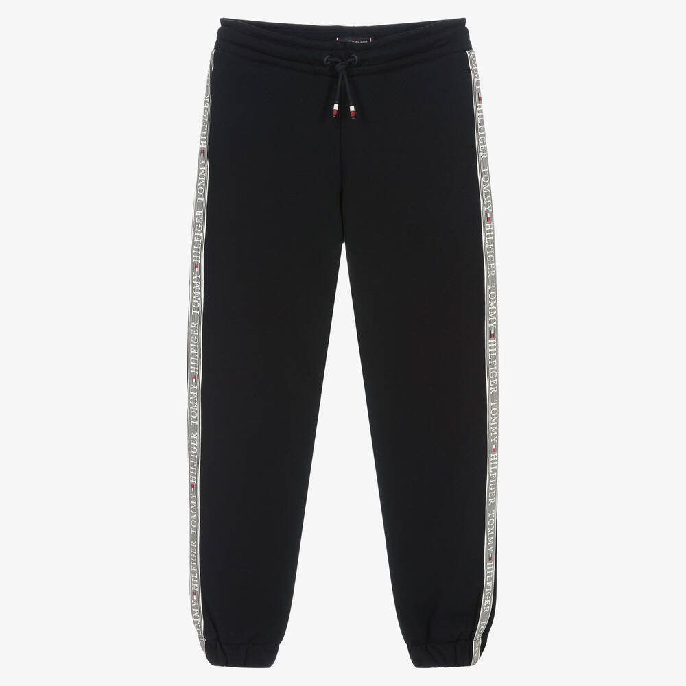 Tommy Hilfiger - Blaue Teen Baumwoll-Jogginghose | Childrensalon