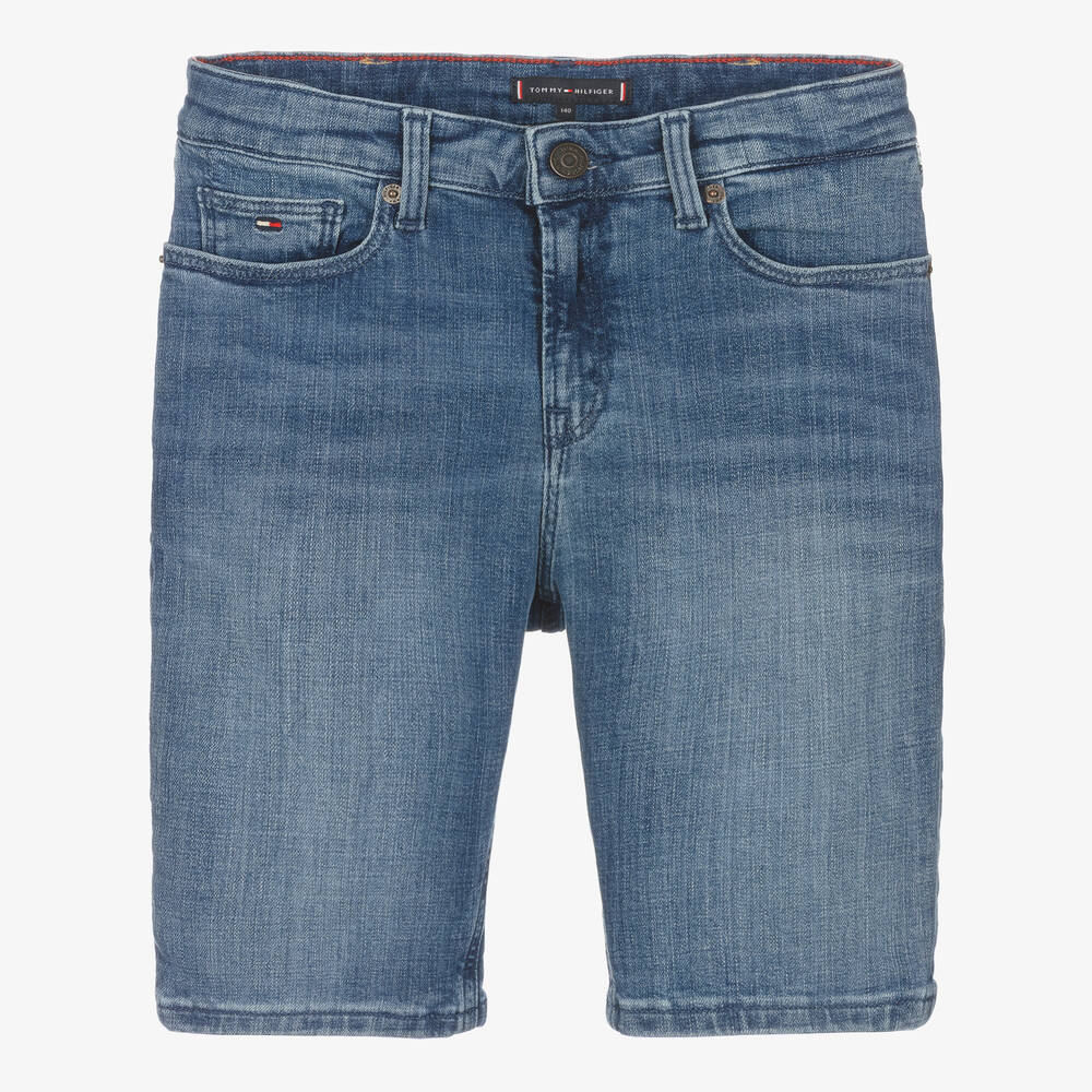 Tommy Hilfiger - Blaue enge Teen Jeans-Shorts | Childrensalon