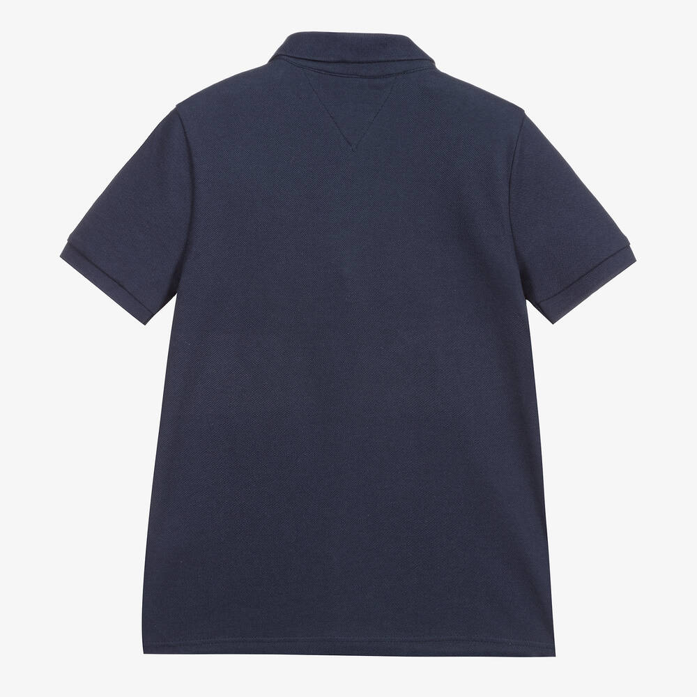 Tommy Hilfiger-Синяя рубашка поло для подростков | Childrensalon Outlet