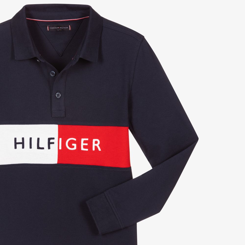 Boys tommy hilfiger polo shirts on sale