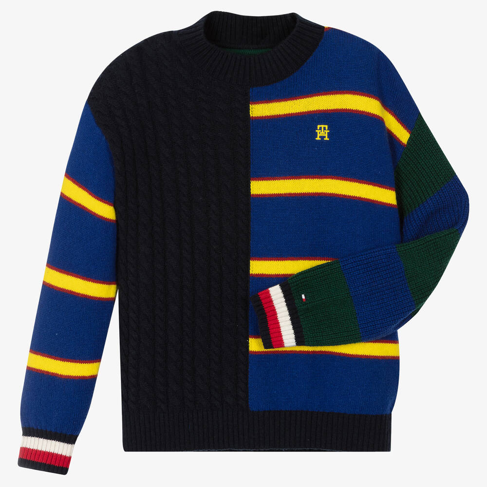 Blue tommy sweater top