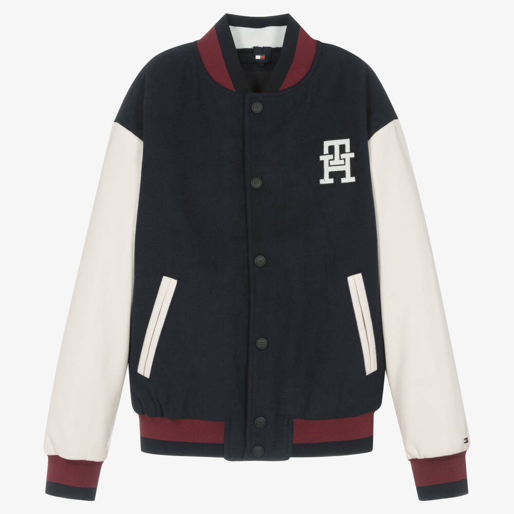 Tommy Hilfiger - Blaue Teen College-Baseballjacke | Childrensalon