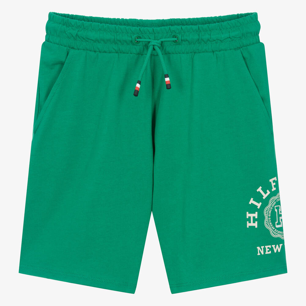 Tommy hilfiger green shorts on sale
