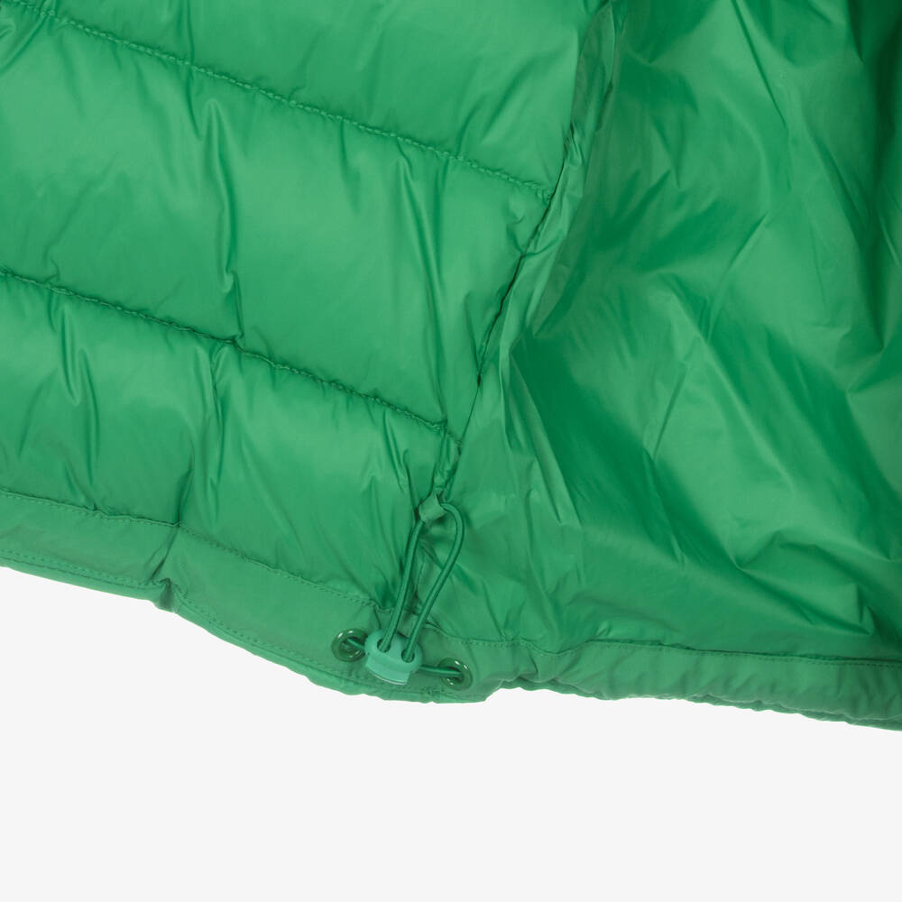 Tommy Hilfiger-Зеленый пуховый жилет с нашивкой-флагом | Childrensalon Outlet