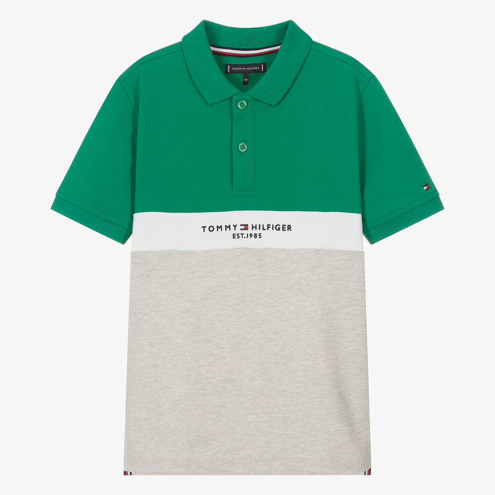 Teal tommy hilfiger shirt discount