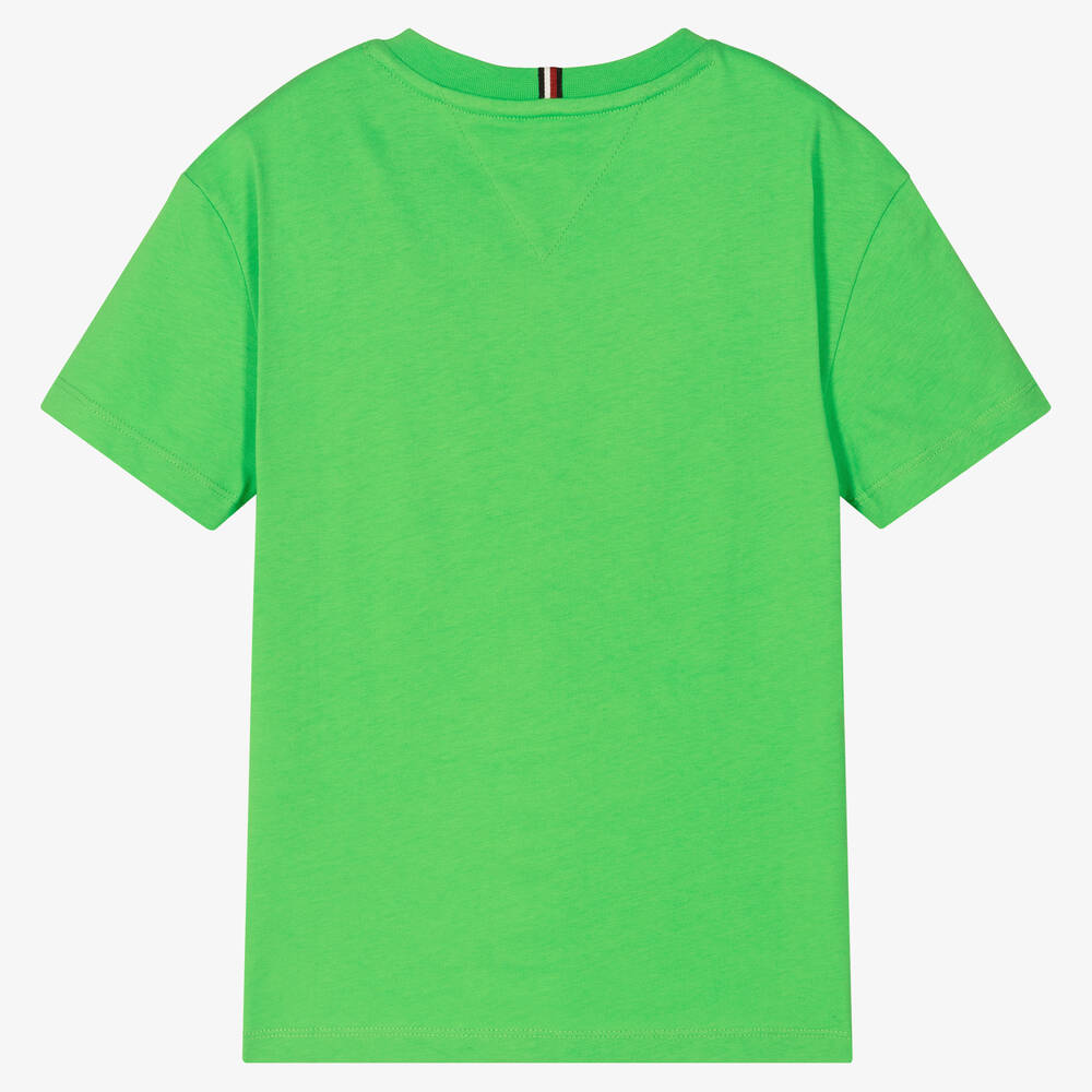 Neon green tommy shop hilfiger t shirt