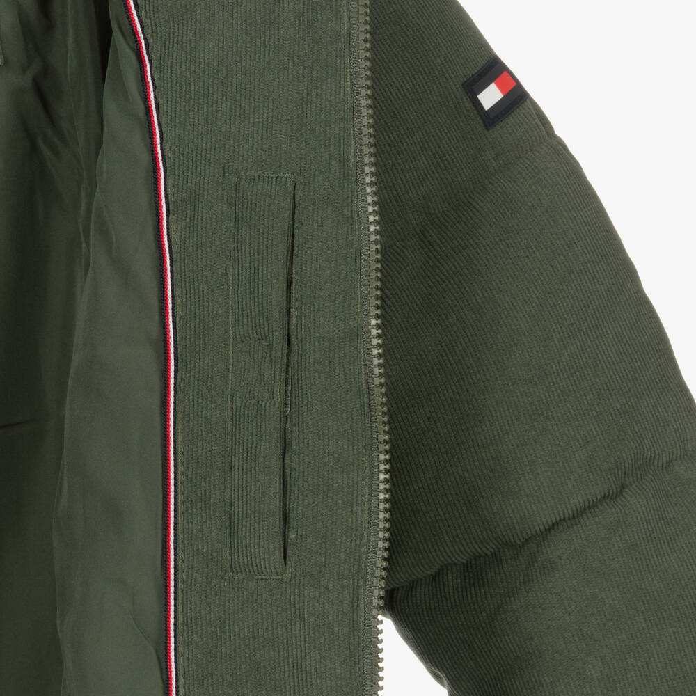 Tommy Hilfiger-Зеленый пуховик для подростков | Childrensalon Outlet