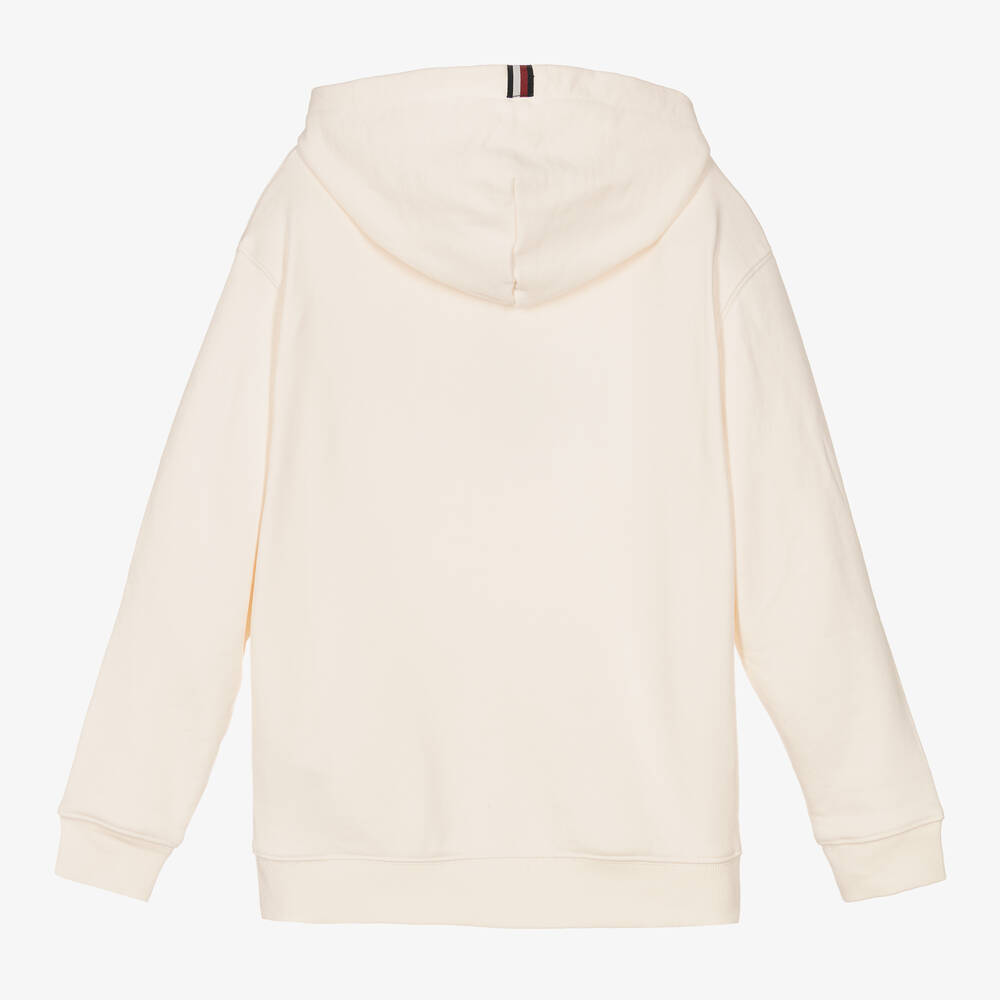 Tommy hilfiger cream store hoodie
