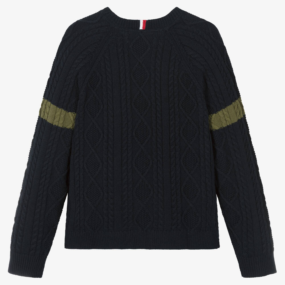 Tommy Hilfiger-Синий свитер для мальчиков | Childrensalon Outlet
