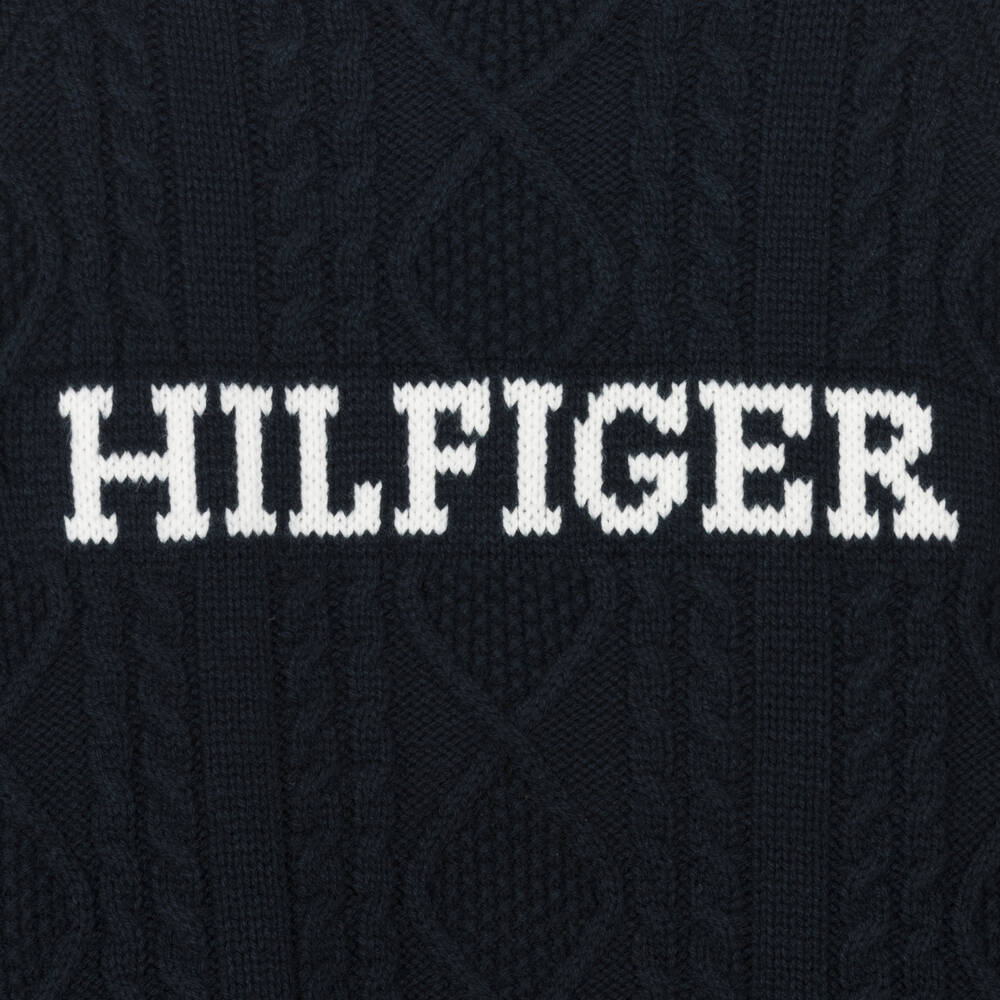 Tommy Hilfiger-Синий свитер для мальчиков | Childrensalon Outlet