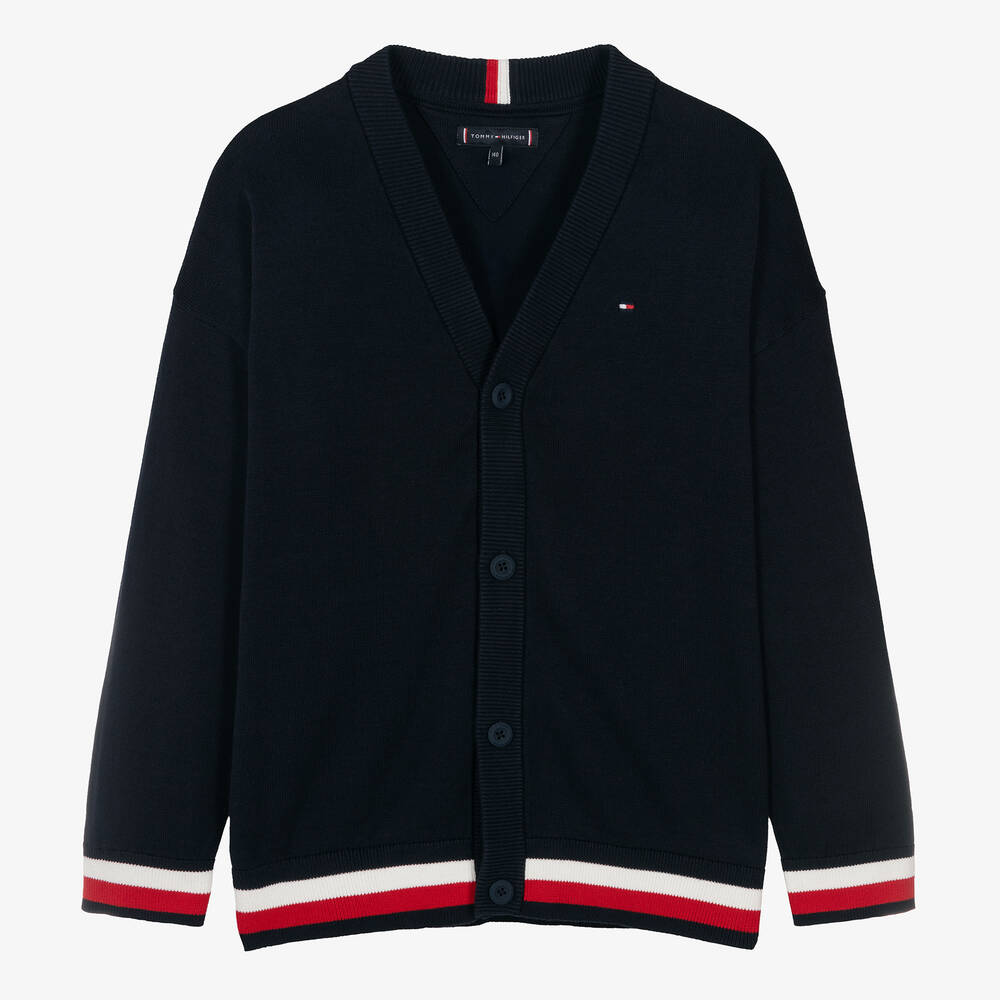 Tommy hilfiger navy cardigan new arrivals
