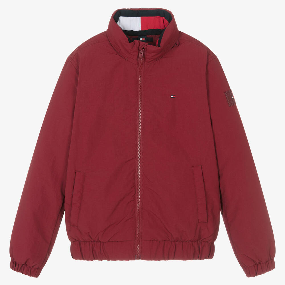 Tommy Hilfiger - Teen Boys Red Padded Jacket | Childrensalon