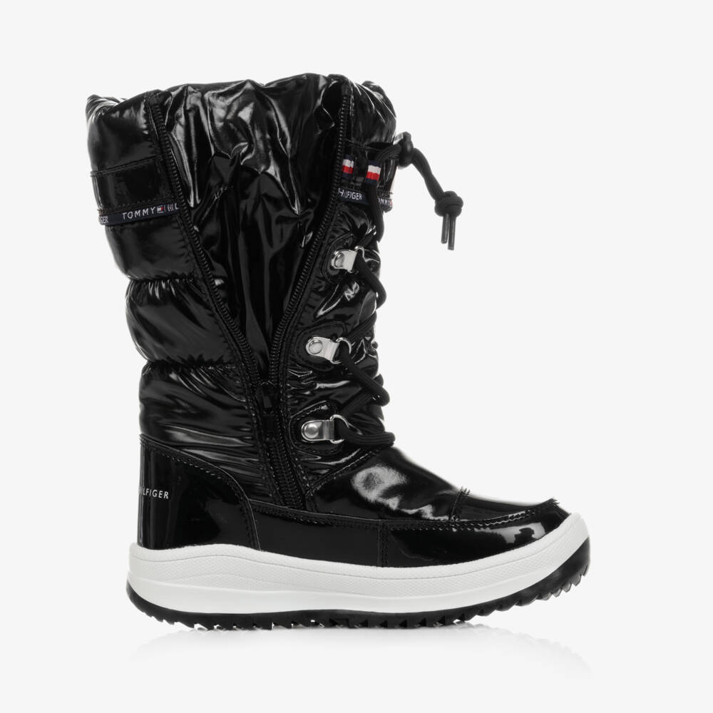 Tommy Hilfiger - Botas de nieve negras para adolescente niña |  Childrensalon Outlet