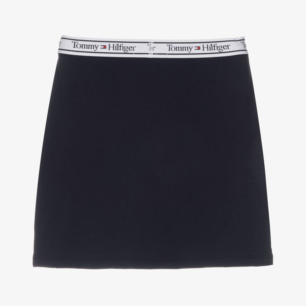 Tommy Hilfiger-Синяя хлопковая юбка для девочек | Childrensalon Outlet
