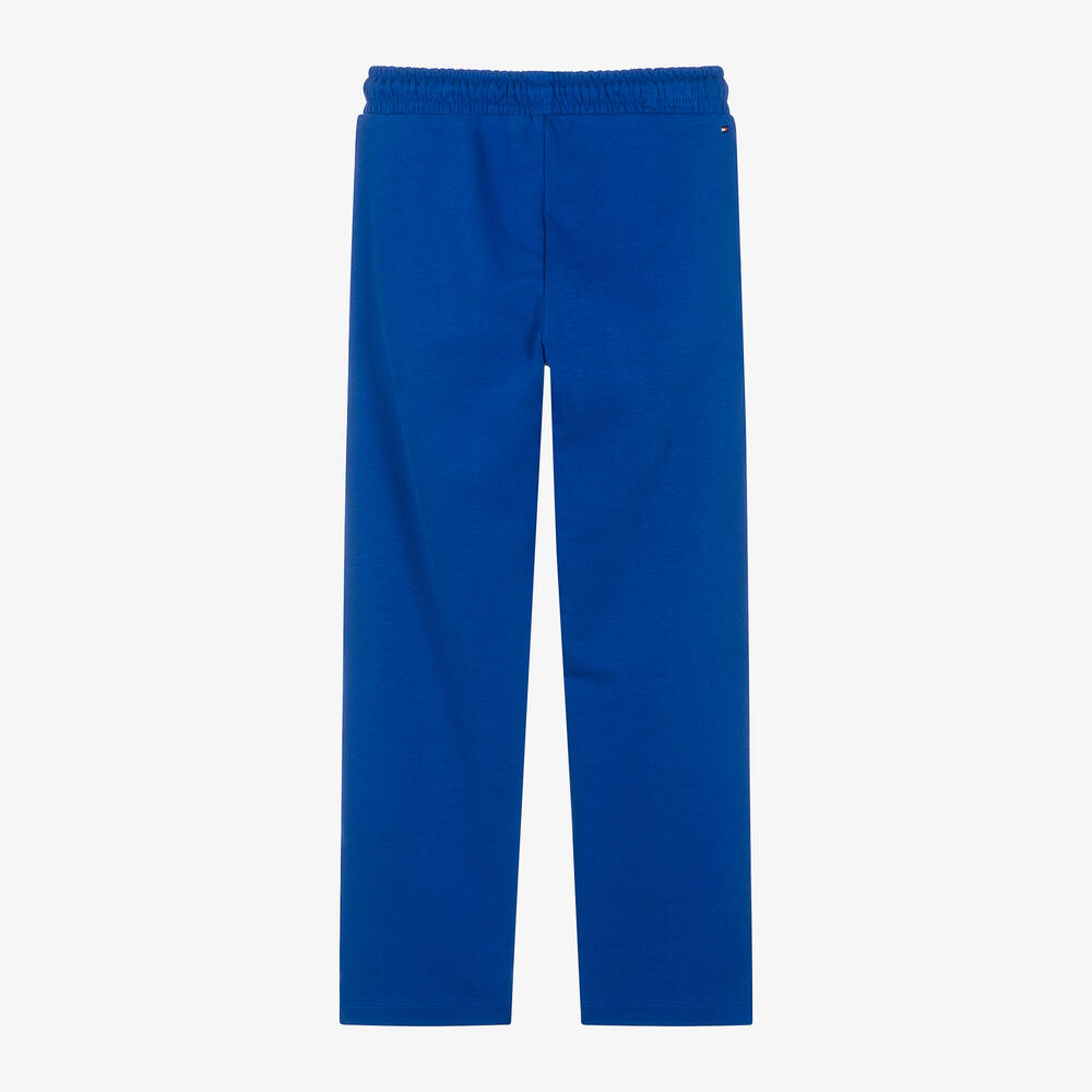 Tommy Hilfiger Teen Girls Blue Cotton Wide Leg Joggers