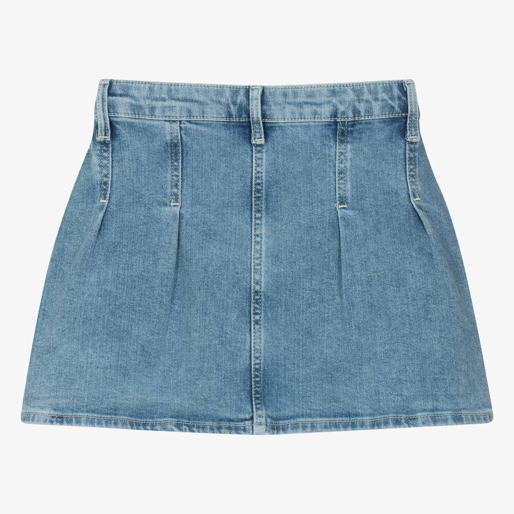 Tommy Hilfiger-Teen Girls Blue Denim Skirt | Childrensalon Outlet