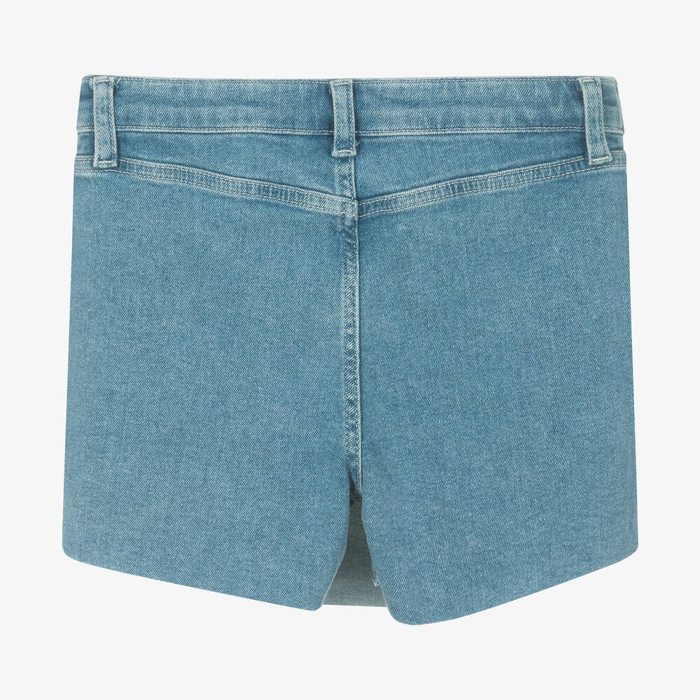 Tommy Hilfiger-Teen Girls Blue Denim Skort | Childrensalon Outlet