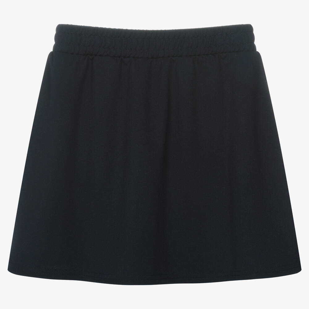 Tommy Hilfiger-Teen Girls Blue Global Stripe Jersey Skirt | Childrensalon Outlet