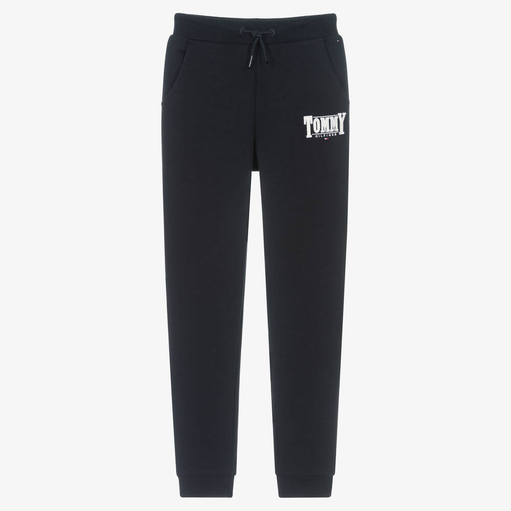 Tommy Hilfiger - Teen Girls Blue Logo Joggers | Childrensalon