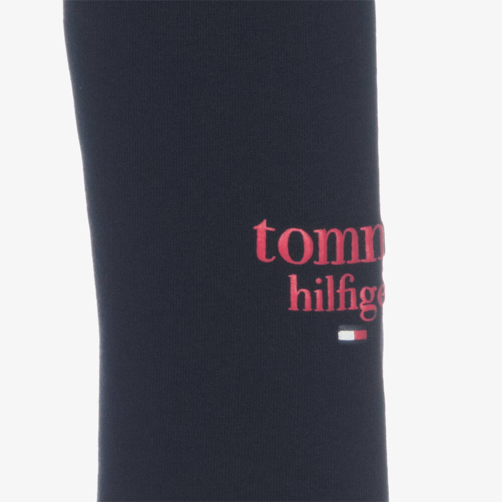 Tommy Hilfiger-Teen Girls Blue Logo Leggings | Childrensalon Outlet