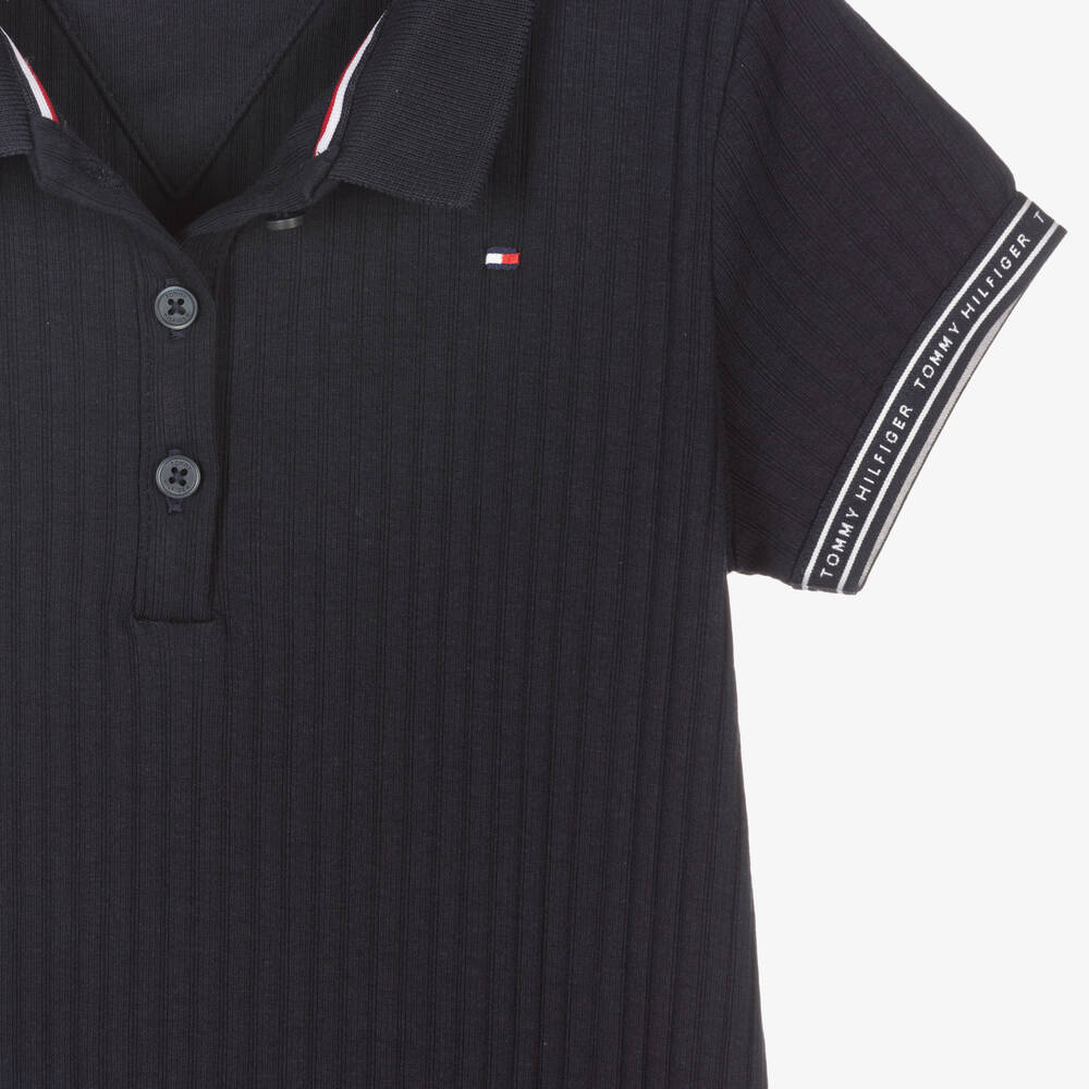 Tommy Hilfiger Teen Girls Blue Polo Dress Childrensalon Outlet