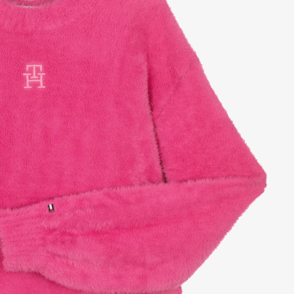 Fluffy tommy online hilfiger sweater