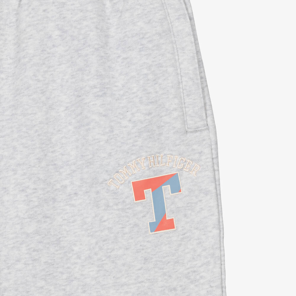 Tommy Hilfiger-Серые хлопковые джоггеры для девочек-подростков | Childrensalon Outlet