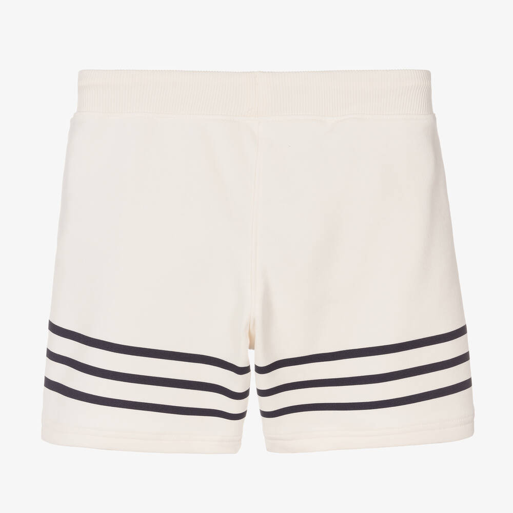 Tommy Hilfiger Teen Girls Ivory Blue Stripe Shorts